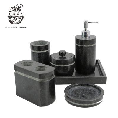 China Sustainable Natural Stone Bathroom Sets Accessories Products , Marble Household for sale