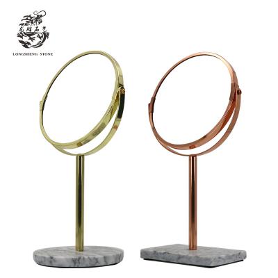 China Non-Specific Makeup Mirror With Mirror Natural Marble Base Dressing Cosmetic for sale