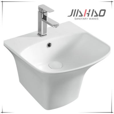 China 5200C China Factory Bathroom Basins Traditional Wall Mounted Ceramic Hand Wash Sink Ceramic Wall-hung Basin for sale