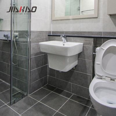 China Modern 6900 Modern Ceramic Sink And High Quality Wall Hung Ceramic Hand Wash Ceramic Bathroom Wall-hung Basin for sale