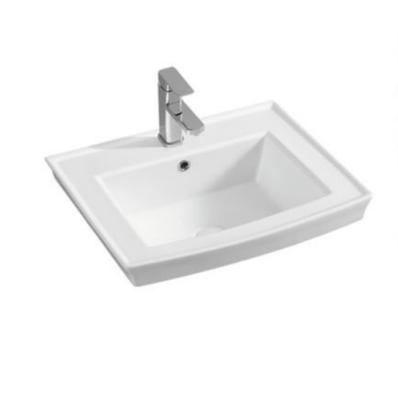 China Factory Chaozhou Washbasin 661 Sanitary Ware Cabinet Ceramic Basin Sanitary Ware Ceramic Wash Basin for sale