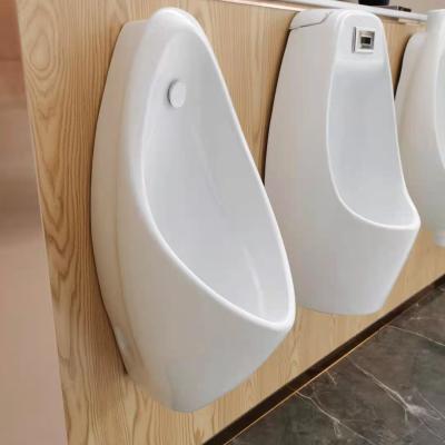 China Ceramic Sensor Urinal JHU-843 Home Bathroom Wall Porcelain Urinal Hotel Man Urinal for sale