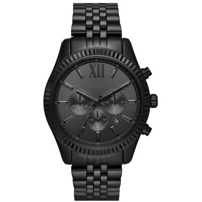 China Perfect Water Resistant Black OEM Watch Stainless Steel Strap Quartz Japan Movement Ladies Watch for sale