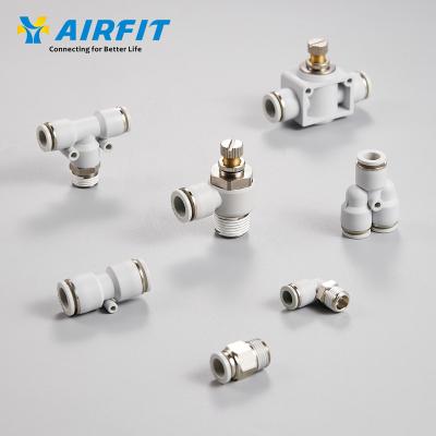 China Construction Material Shops Airfit Hose Pneumatic Plastic Material Hydraulic Pex Fittings for sale