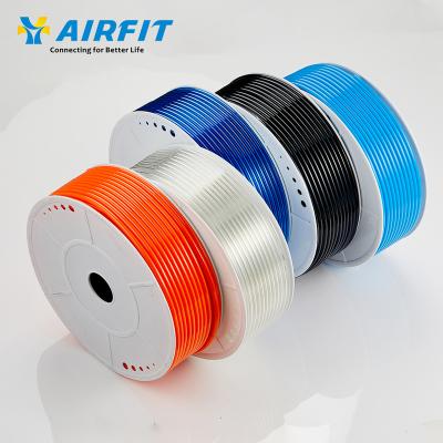 China Industry AIRFIT flat lay 2mm air hose PU coil pe coil leather transparent pneumatic tube 8mm top hose 2.5x4 with tubing cutter for sale