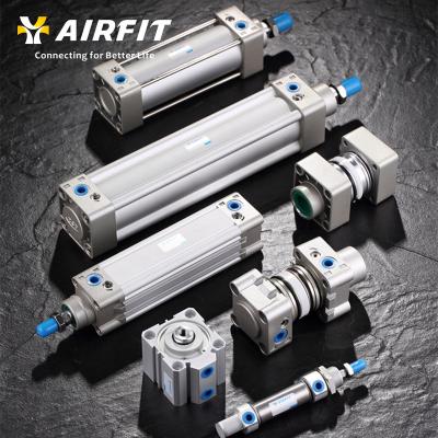 China Hotels AIRFIT pneumatic parts Mini Compact Two standard /Three Rod Rotary Air Cylinder 800 mm for sale