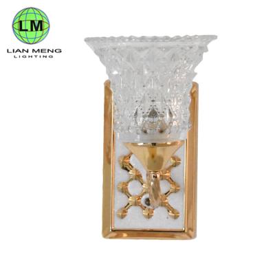 China Beautiful High End Gold Home Wall Lamp Hotel Wall Lamp for sale