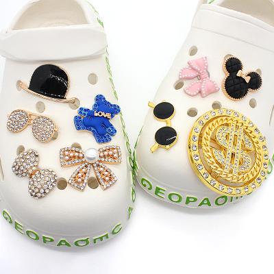 China Wholesale cheap price multiple shape designer croc charms shoe buckle and bead charm bling croc comics for sale