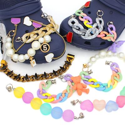 China 2021 Amazon hot sale premium metal croc bling shoe buckle charms with shoe decoration accessories charms for croc chain charms for sale