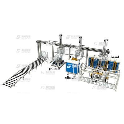 China Automatic IBC Factory Grid IBC Cage Production Line for Medium Bulk Containers in Factory for sale