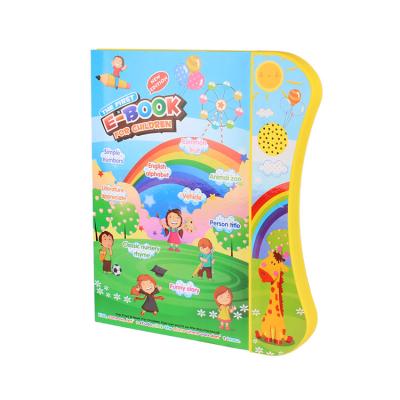 China Educational Toy 2021 Wholesale Children's eBook English Learning Electronic Book With Sound for sale