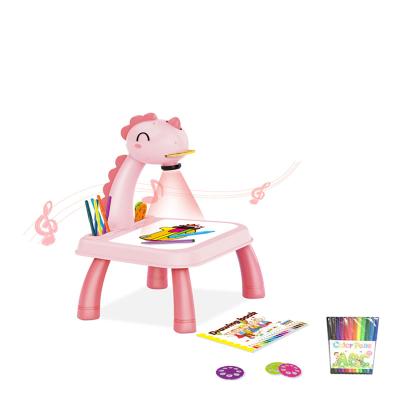 China Kids Drawing Projector Child Projector Painting Drawing Board Educational Table with Music and Light Toys for sale