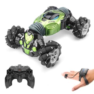 China RC Hobby 2.4GHz 1/12 Hand Gesture Feeling Double Sided Tornado Car Side Drift RC Toys Remote Control Stunt Car for sale