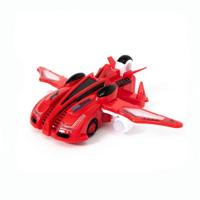 China Cartoon Toy Hot Selling Cool Car Toys For Children With Light Music Mini Electric Car Toys With Wing Toys for sale