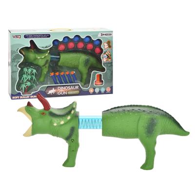 China 2021 Electronic Toy Amazon Top Selling Dinosaur Soft Bullet Boys Air Gun Soft Toy Gun With Eva Soft Ball Blets Toys for sale