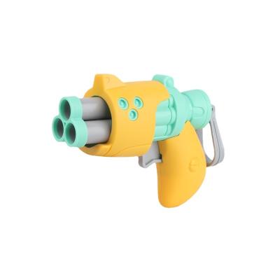 China Manual Small Electronic Soft Dart Gun Toy 2021 Mini Size Rotate Play Good Quantity Plastic Soft Gun Shooting Toys For Children for sale