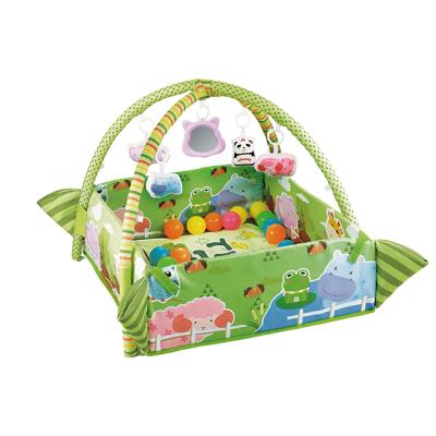 China New Educational Toy 2121 Baby Toys Safety Equipment Clothing and Toys Baby Toys with 30pcs Balls Baby Mat for sale