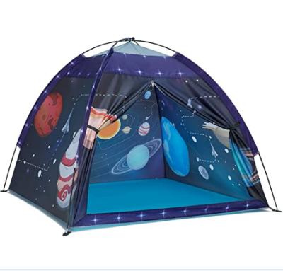 China Inflatable indoor toy kids tent for imaginative games play tent observatory universe speace for kids gift for sale