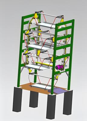 China 6400 mm vertikales Drehparksystem für Fahrzeuge zu verkaufen