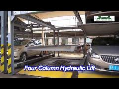 Automated Hydraulic Four Post Parking Lift