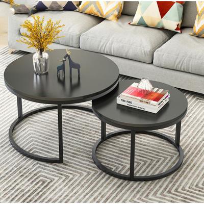 China Modern custom round tea table living room furniture (height) adjustable cheap table center round marble coffee table for sale