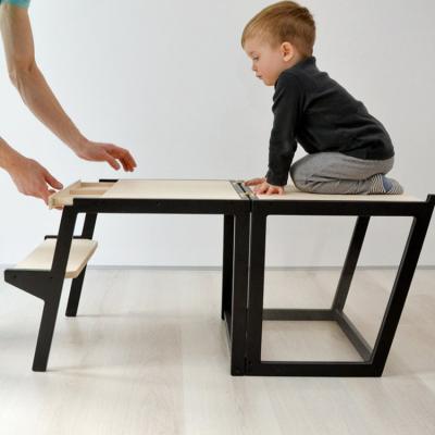 China China Foldable Wooden Ladder Bench Kids Folding Stool Children's Chair Solid Wood Step Stool for sale