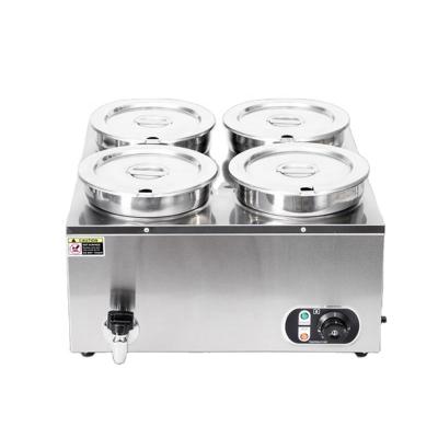 China Kitchen Equipment 16L Electric Single Head Bain Marie Countertop Food Warmer High Quality For Business GLS-BW4L-4 for sale