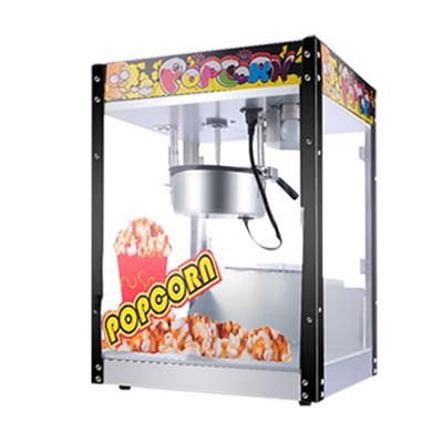 China Large Outdoor Commercial Electric Popcorn Machine 1500w Automatic Stirring Soft Corn Popcorn Making Machine for sale