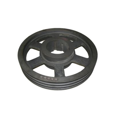 China Big Pulley Cast Black V Belt Pulley for sale