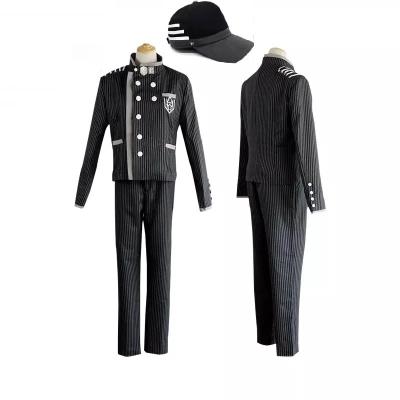 China Party Evening Halloween Danganronpa V3 Costume Killing Harmony Saihara Shuichi Cosplay Costume + Hat Halloween ecoparty for sale