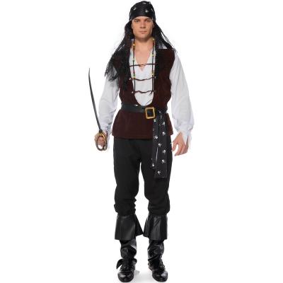 China Cosplay Cartoon Pirate Caribbean Halloween Costume Cosplay Halloween Party Wholesale Men Women for sale