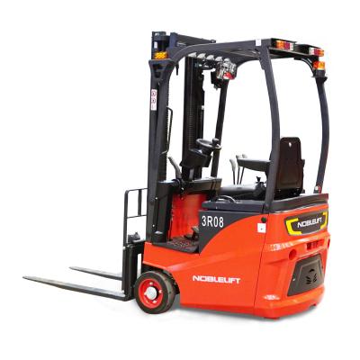 China Construction Material Stores Professional Three Fulcrum 0.5 Ton Electric Forklift For Warehouse for sale