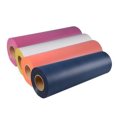 China Apparel Wholesale Flocking Heat Transfer Vinyl Film Roll For Custom Graphic T-Shirt for sale