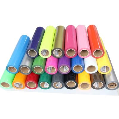 China Apparel Plotter Cut PU Heat Transfer Vinyl Rolls For T Shirt for sale