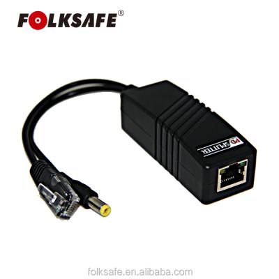 China POE PD Splitter 37-57V Input Voltage Supports IEEE802.3af POE Splitter 12V Connected POE Switch for sale