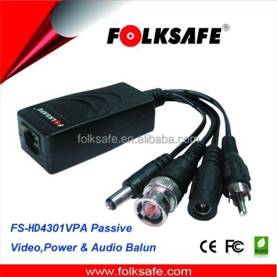 China 1-CH HD Video Power Audio Transceiver, VPA Transmitter & Receiver (12V/24V DC/AC), Folksafe Model FS-HD4301VPA FS-HD4301VP Wireless HD Video/Audio for sale