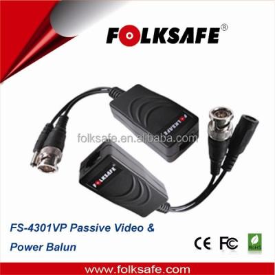 China Passive balanced 1-CH RJ45 video and power transformer, Folksafe FS-4301VP FS-4301VP for sale