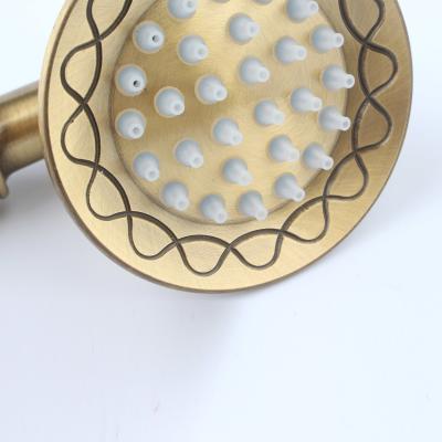 China Antique Full Brass Shower Faucet with Elegant Antique Shower Head for Bathroom Fittings Accessories for sale