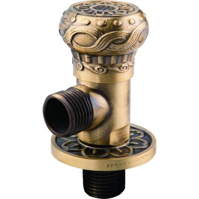 China Modern Design 1/2 Brass Angle Valve for Home or Hotel Use in Wash Basins for sale