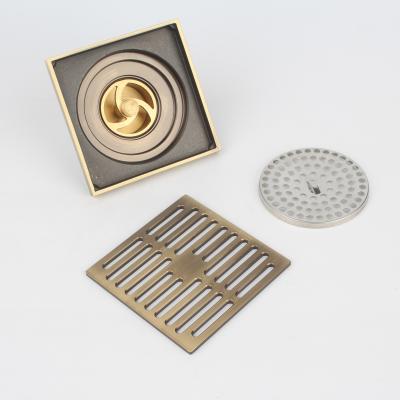 China Anti Odor Modern Design BQ20160 Brass Square Floor Drain for Hotels and Balconies for sale