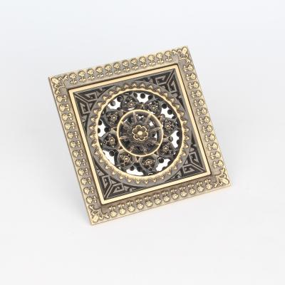 China BANGQI Antique Brass Square Shower Drain Hot Sale Floor Drain from China for sale