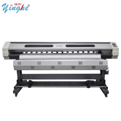 China Print shops 1.8meter eco solvent printer with one XP600 printhead 2021 for sale