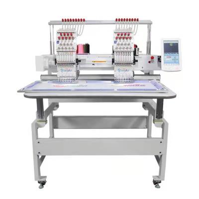 China Garment Shops 2 Heads High Speed ​​Embroidery Machine With Good Price for sale