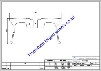 China TM178001 17*8 forged wheels blanks and sales monobolock forging rims blanks for sale