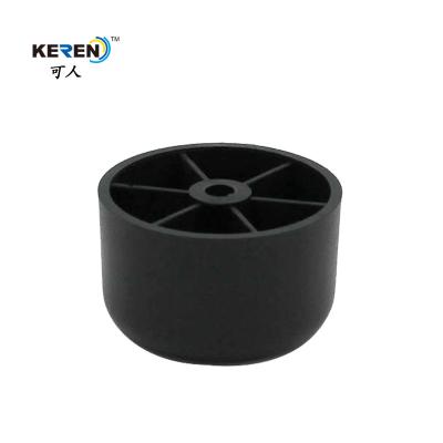 China KR-P0124 Round Heavy Duty Cabinet Feet For Large Rack Cabinet 50*30mm Reduce Scratches for sale