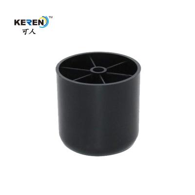 China KR-P0130 Durable Replacement Plastic Couch Legs Sofa Use Adjustable 55mm Height for sale