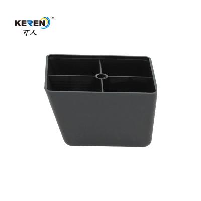 China KR-P0111 Smooth Plastic Cabinet Feet , Plastic Sofa Legs Replacement Strong Load Bearing for sale