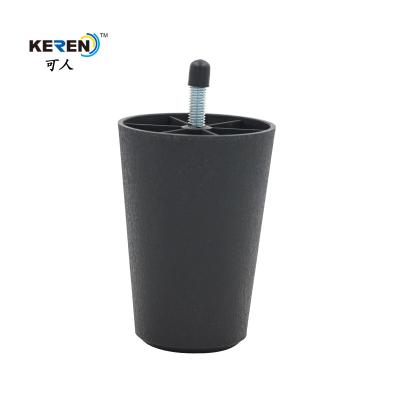 China KR-P0259 M8 Screw Plastic Furniture Legs Replacement 70*50*100mm Easy Install for sale