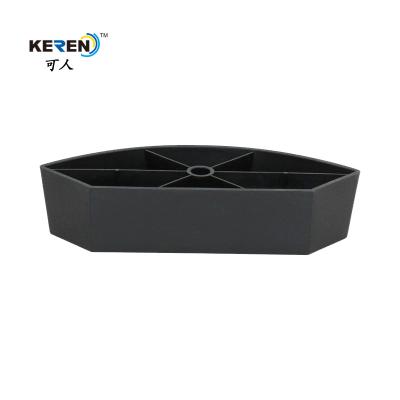 China KR-P0127 Special Plastic Cabinet Feet , 45mm Height Furniture Sofa Legs Long Lifespan for sale