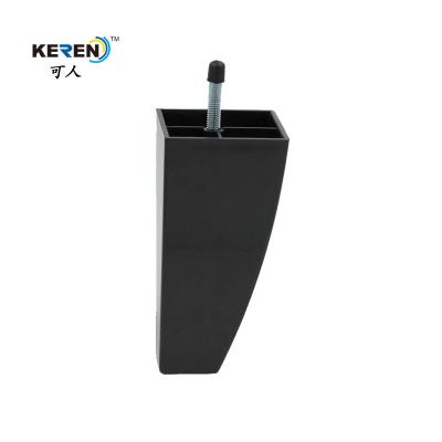 China KR-P0156 Cone Shape Plastic Cabinet Feet 140mm Height With Screw Bolt Easy Install for sale